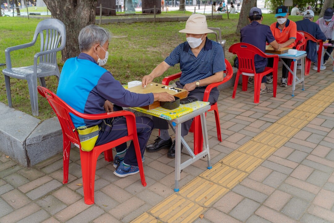 seniors gathering in club