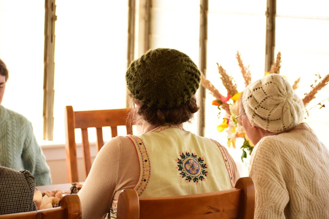elderly group meeting